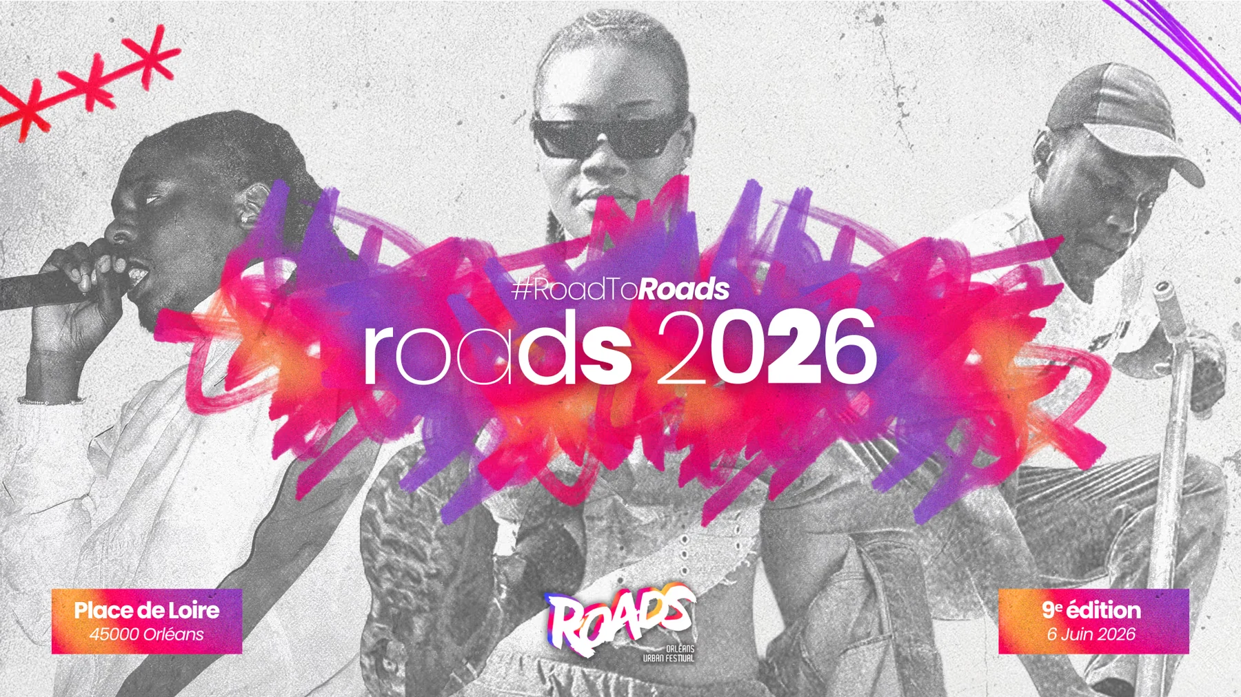 ROADS 2026 — 9e édition · 6 juin · Place de Loire · Orléans